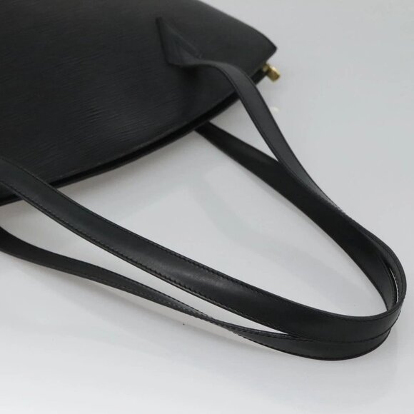 LOUIS VUITTON Epi Saint Jacques Shopping Shoulder Bag Black M52262 Auth BD1400 - Picture 8 of 16